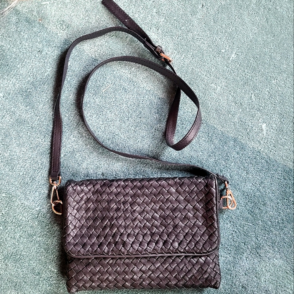 Roberto Pancani Firenze Woven Leather Mini Bag